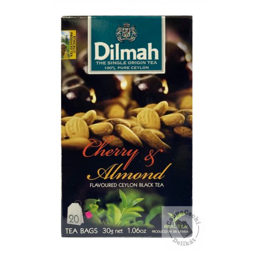 Dilmah Cseresznye-mandula fekete tea 20x1,5g
