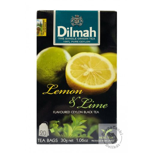 Dilmah Citrom-Lime fekete tea 20x1,5g