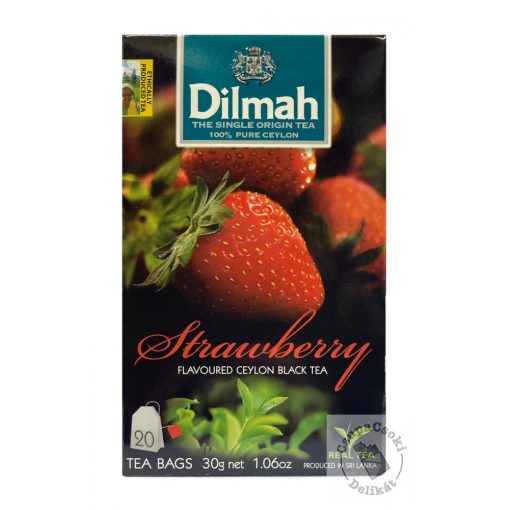 Dilmah Eper aromás fekete tea 20x1,5g