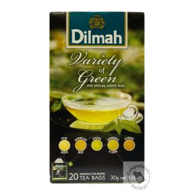 Dilmah Variety Pack Green Zöld tea válogatás 20x1,5g