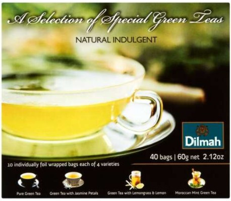 Dilmah Gift of Green 40 Zöld tea, filteres, 60g