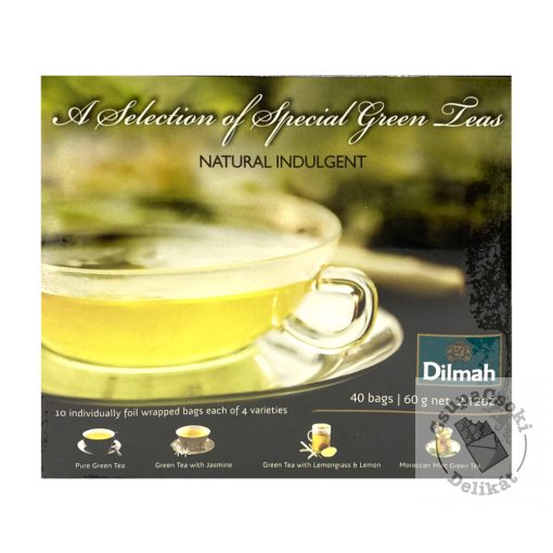 Dilmah Gift of Green 40 Zöld tea, filteres, 60g