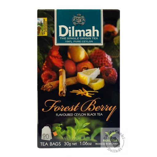 Dilmah Erdei gyümölcs fekete tea 20x1,5g