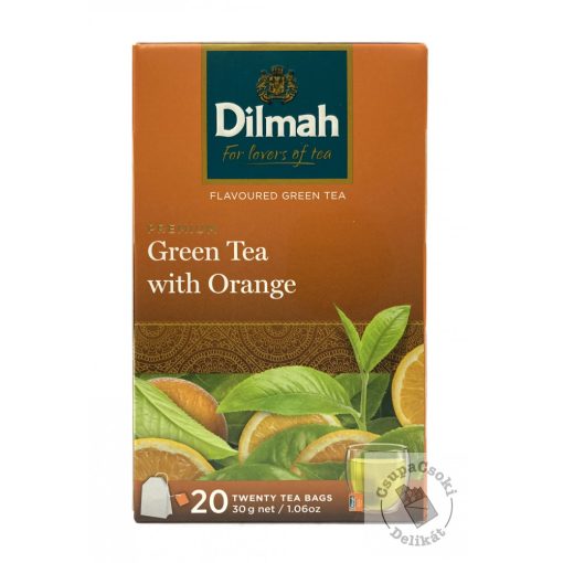 Dilmah Green with Orange Zöld tea naranccsal 20x1,5g