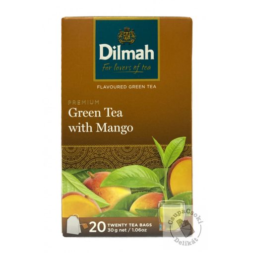 Dilmah Green with Mango Zöld tea mangóval 20x1,5g
