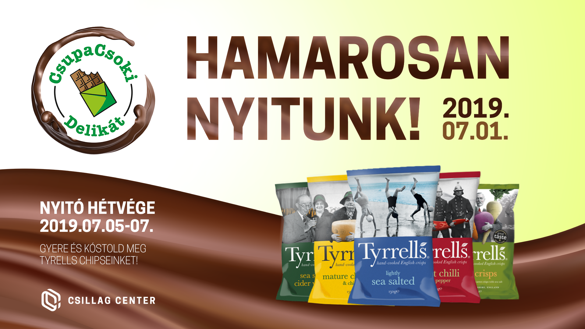 CsupaCsoki üzlet és webáruház nyitás 2019.07.01 10:00
