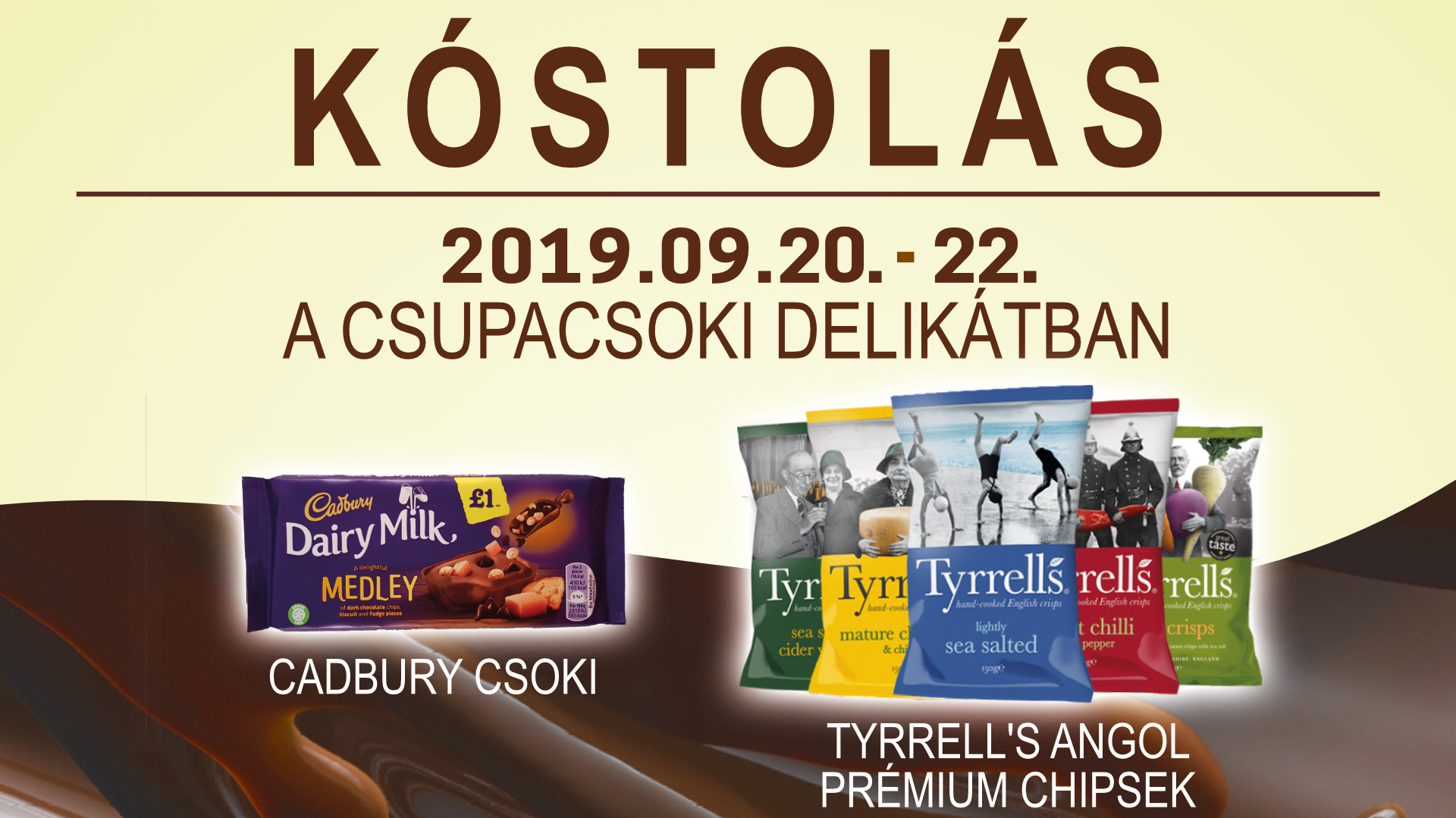 Ingyenes kóstolás a CsupaCsoki Delikátban 2019.09.20-22